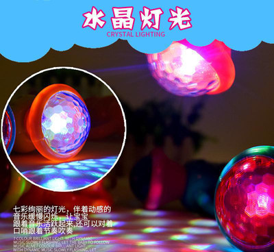 发光益智投影灯 夜市地摊上最热卖的儿童音乐喇叭玩具